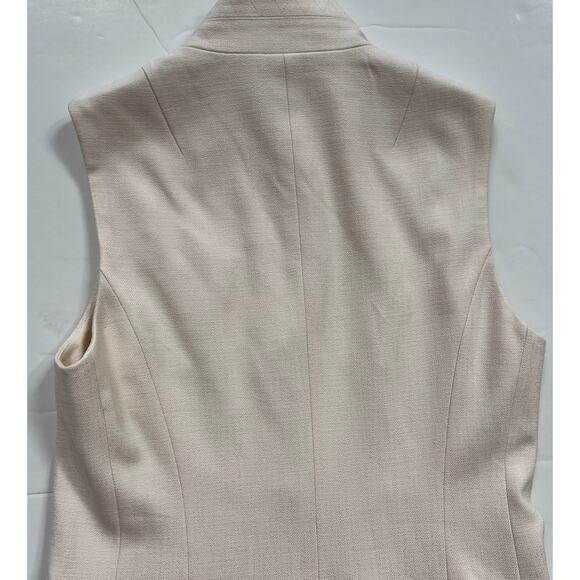 rag & bone Slade Button Front Vest Dress Ivory Women's Size 8 NWT - Picture 12 of 16